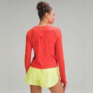 Fold Over Running Long Sleeve Women's Top